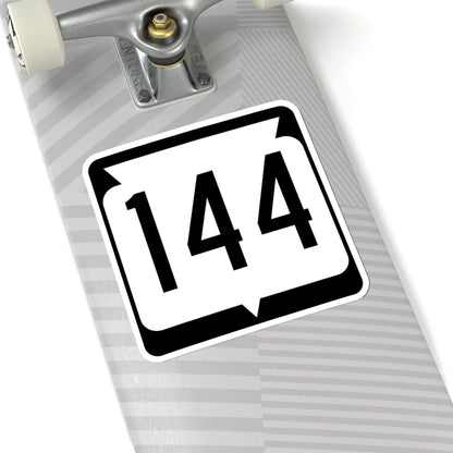 WIS 144 (Wisconsin) (Road Sign) STICKER Vinyl Kiss-Cut Decal - The Sticker Space