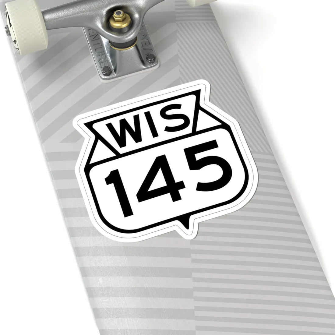 WIS 145 1949 (Wisconsin) (Road Sign) STICKER Vinyl Kiss-Cut Decal - The Sticker Space