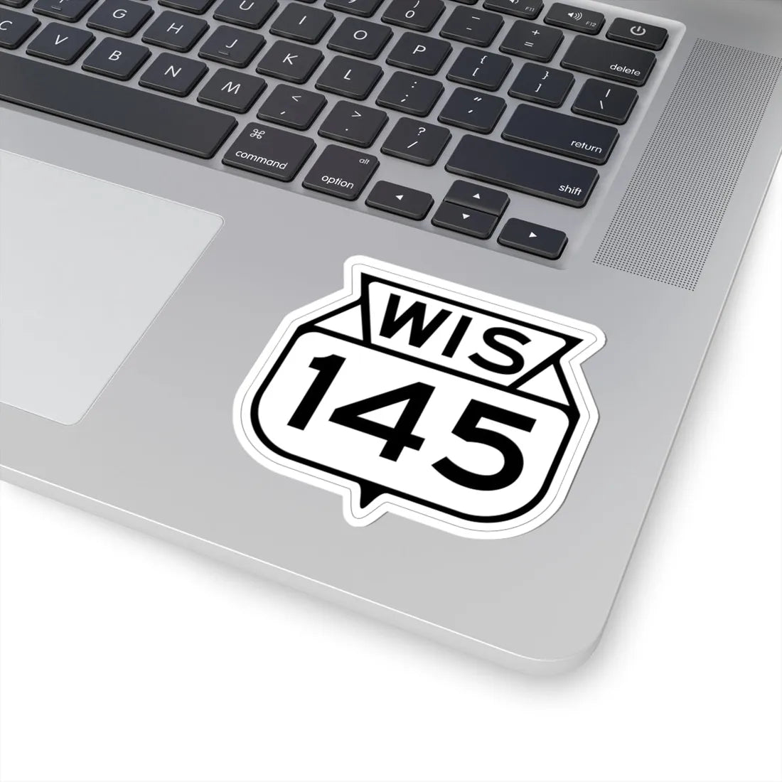 WIS 145 1949 (Wisconsin) (Road Sign) STICKER Vinyl Kiss-Cut Decal - The Sticker Space