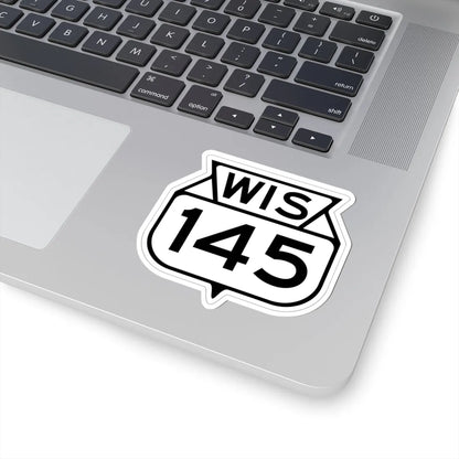WIS 145 1949 (Wisconsin) (Road Sign) STICKER Vinyl Kiss-Cut Decal - The Sticker Space