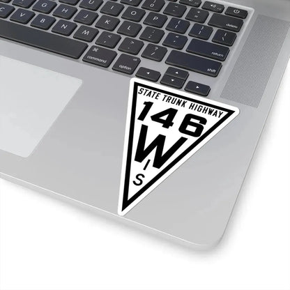 WIS 146 1919 (Wisconsin) (Road Sign) STICKER Vinyl Kiss-Cut Decal - The Sticker Space