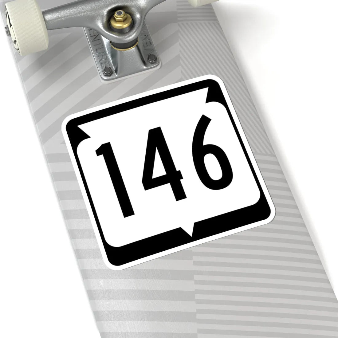 WIS 146 (Wisconsin) (Road Sign) STICKER Vinyl Kiss-Cut Decal - The Sticker Space