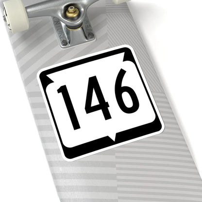 WIS 146 (Wisconsin) (Road Sign) STICKER Vinyl Kiss-Cut Decal - The Sticker Space