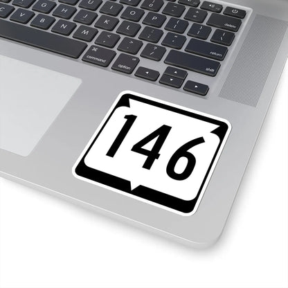 WIS 146 (Wisconsin) (Road Sign) STICKER Vinyl Kiss-Cut Decal - The Sticker Space