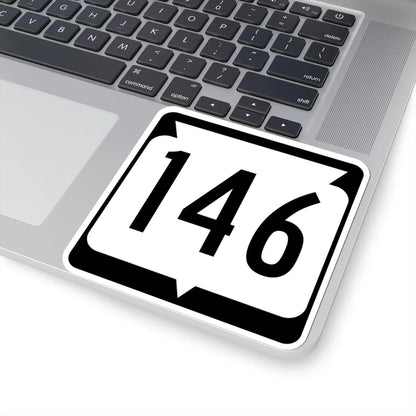 WIS 146 (Wisconsin) (Road Sign) STICKER Vinyl Kiss-Cut Decal - The Sticker Space