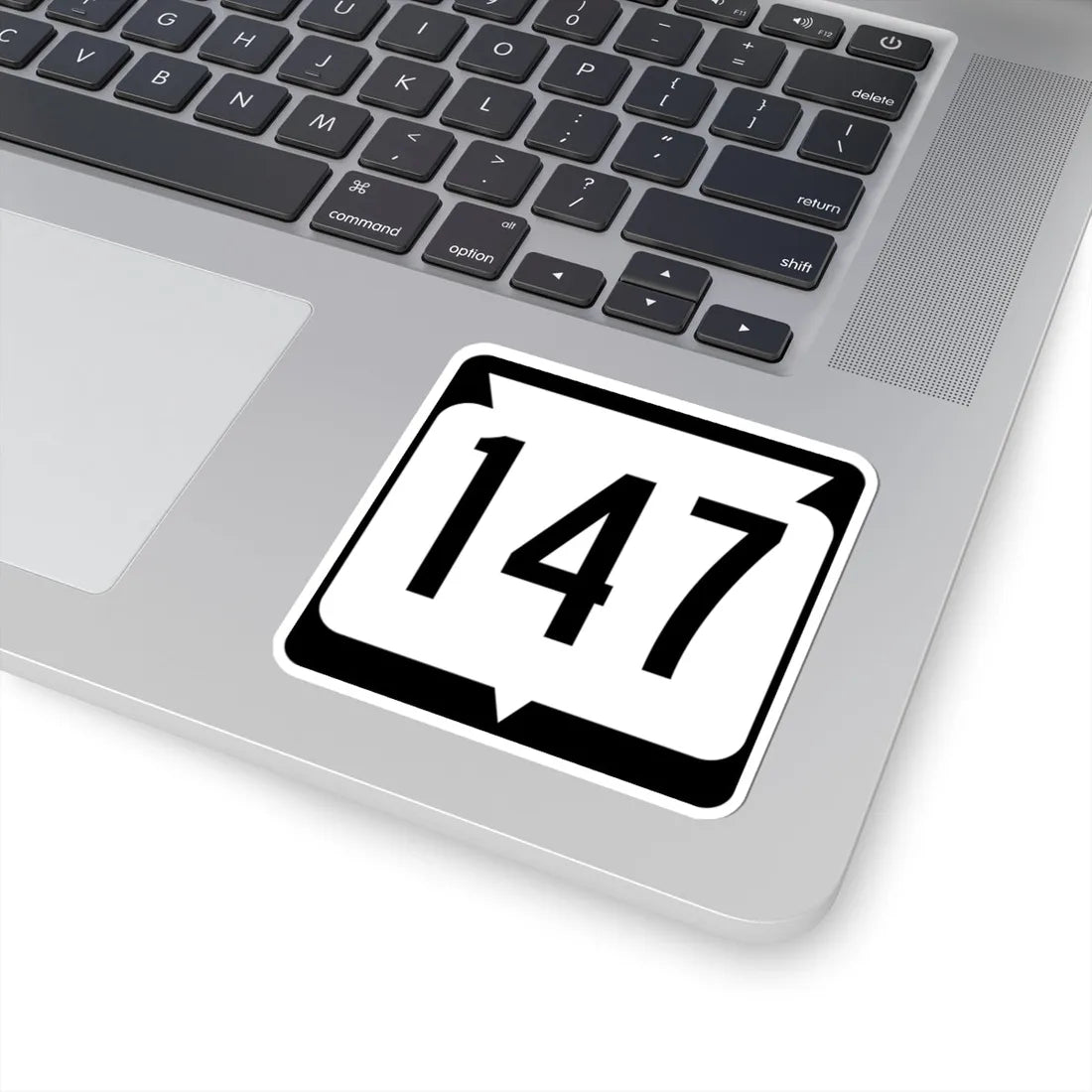 WIS 147 (Wisconsin) (Road Sign) STICKER Vinyl Kiss-Cut Decal - The Sticker Space