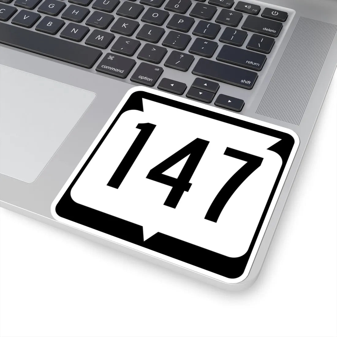 WIS 147 (Wisconsin) (Road Sign) STICKER Vinyl Kiss-Cut Decal - The Sticker Space