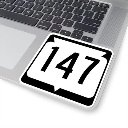 WIS 147 (Wisconsin) (Road Sign) STICKER Vinyl Kiss-Cut Decal - The Sticker Space