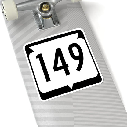 WIS 149 (Wisconsin) (Road Sign) STICKER Vinyl Kiss-Cut Decal - The Sticker Space