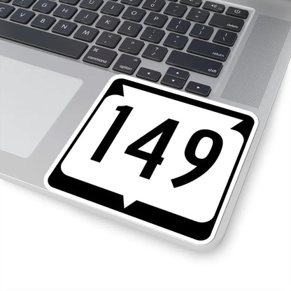 WIS 149 (Wisconsin) (Road Sign) STICKER Vinyl Kiss-Cut Decal - The Sticker Space