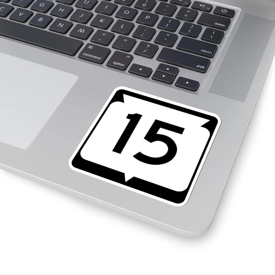 WIS 15 (Wisconsin) (Road Sign) STICKER Vinyl Kiss-Cut Decal - The Sticker Space