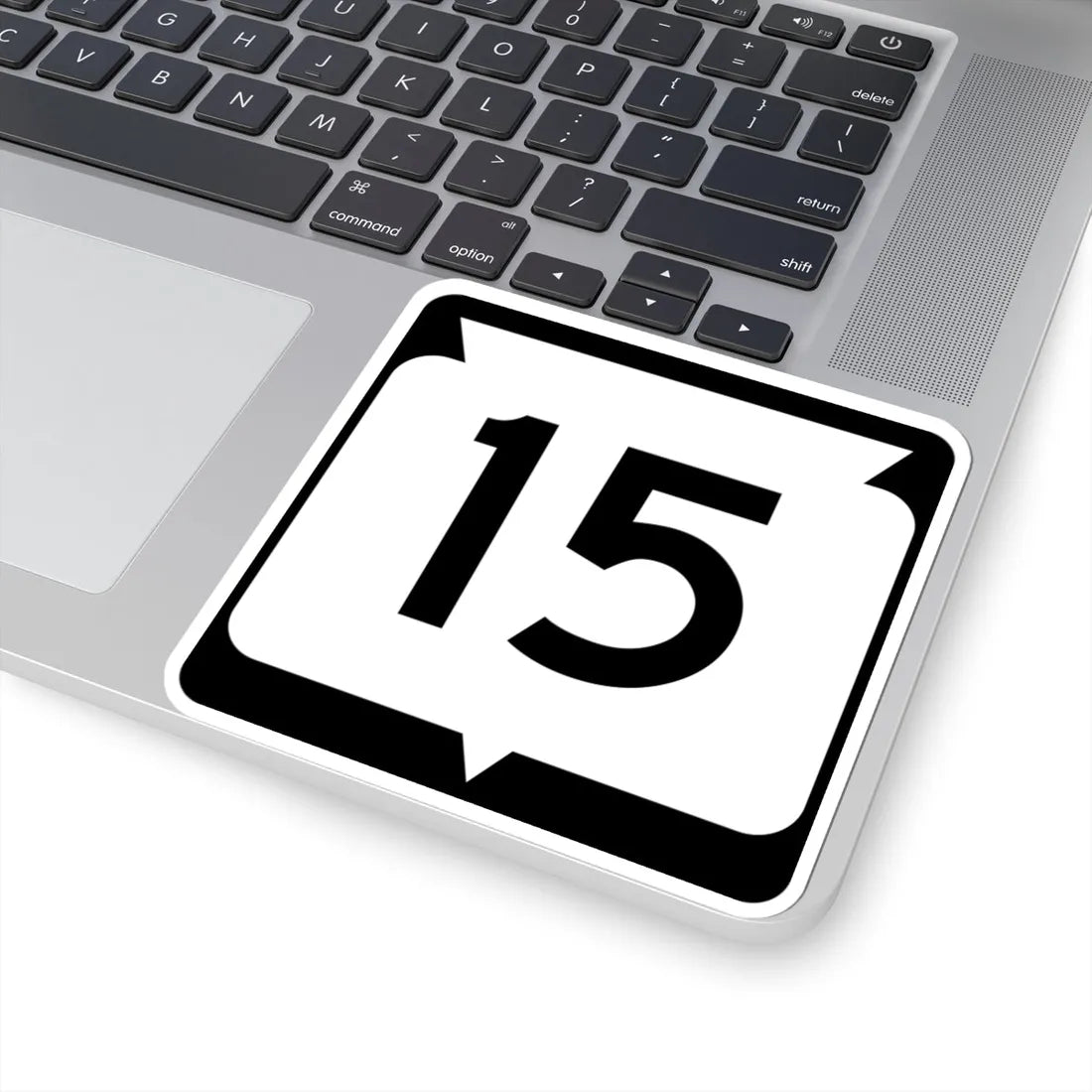 WIS 15 (Wisconsin) (Road Sign) STICKER Vinyl Kiss-Cut Decal - The Sticker Space