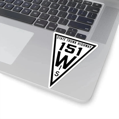 WIS 151 1919 (Wisconsin) (Road Sign) STICKER Vinyl Kiss-Cut Decal - The Sticker Space