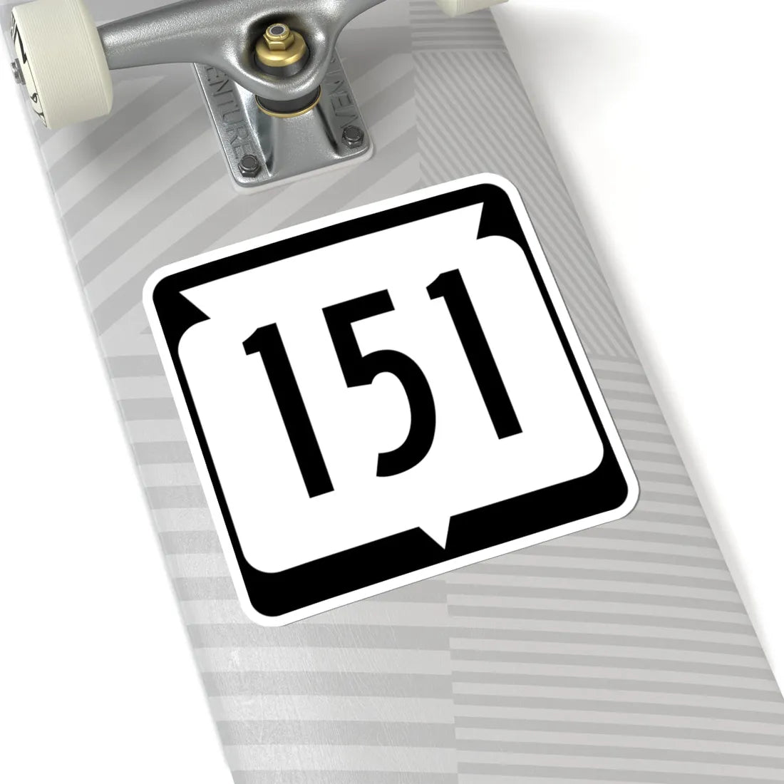 WIS 151 (Wisconsin) (Road Sign) STICKER Vinyl Kiss-Cut Decal - The Sticker Space