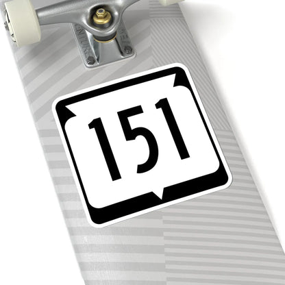 WIS 151 (Wisconsin) (Road Sign) STICKER Vinyl Kiss-Cut Decal - The Sticker Space