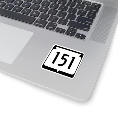 WIS 151 (Wisconsin) (Road Sign) STICKER Vinyl Kiss-Cut Decal - The Sticker Space