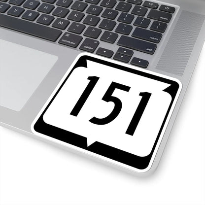 WIS 151 (Wisconsin) (Road Sign) STICKER Vinyl Kiss-Cut Decal - The Sticker Space