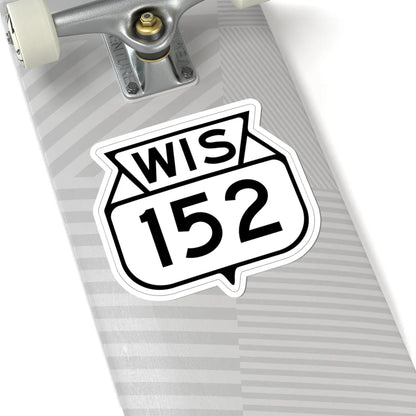 WIS 152 1949 (Wisconsin) (Road Sign) STICKER Vinyl Kiss-Cut Decal - The Sticker Space