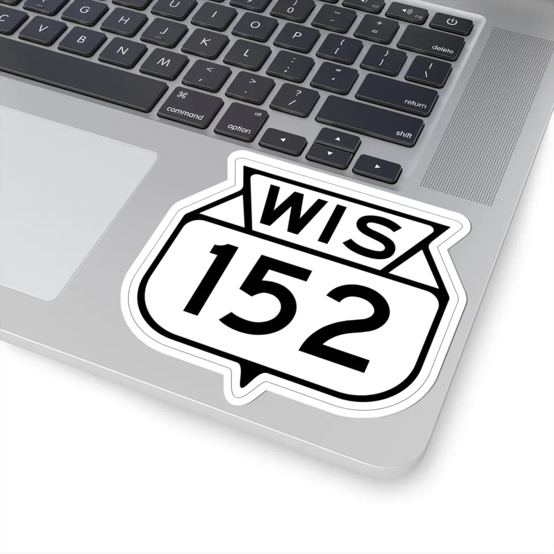 WIS 152 1949 (Wisconsin) (Road Sign) STICKER Vinyl Kiss-Cut Decal - The Sticker Space