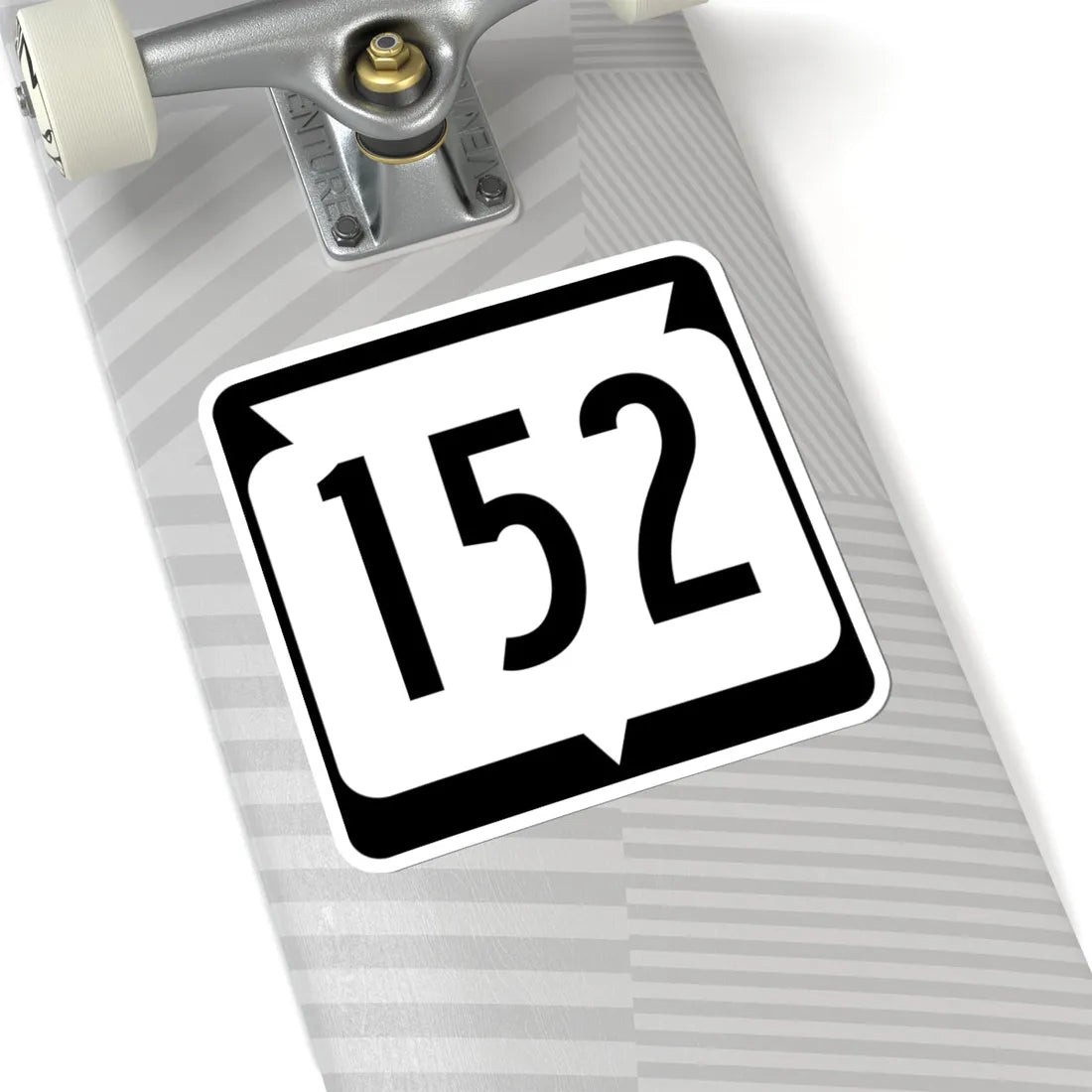 WIS 152 (Wisconsin) (Road Sign) STICKER Vinyl Kiss-Cut Decal - The Sticker Space