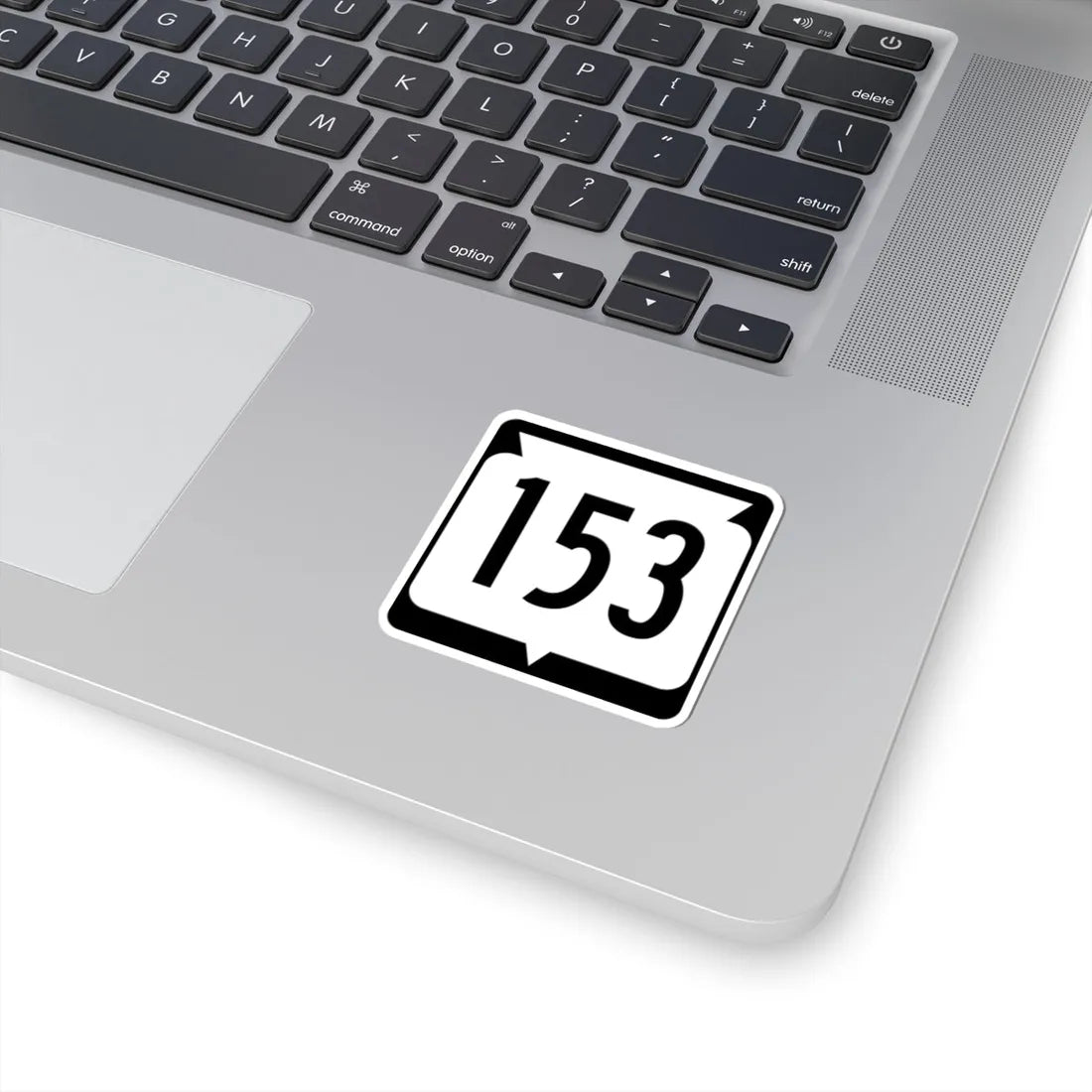 WIS 153 (Wisconsin) (Road Sign) STICKER Vinyl Kiss-Cut Decal - The Sticker Space