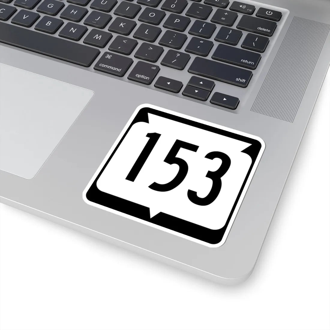 WIS 153 (Wisconsin) (Road Sign) STICKER Vinyl Kiss-Cut Decal - The Sticker Space