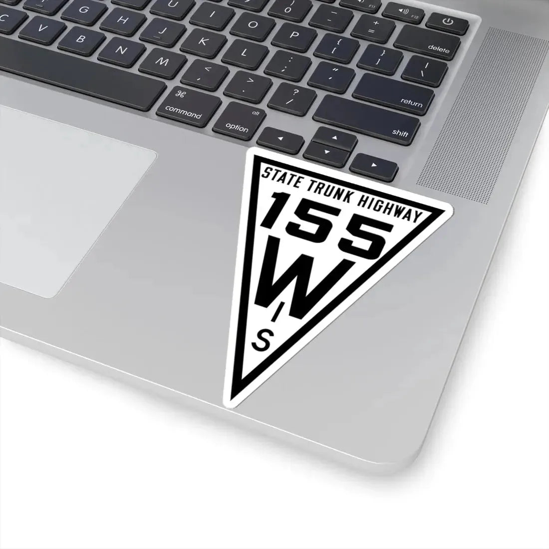 WIS 155 1919 (Wisconsin) (Road Sign) STICKER Vinyl Kiss-Cut Decal - The Sticker Space