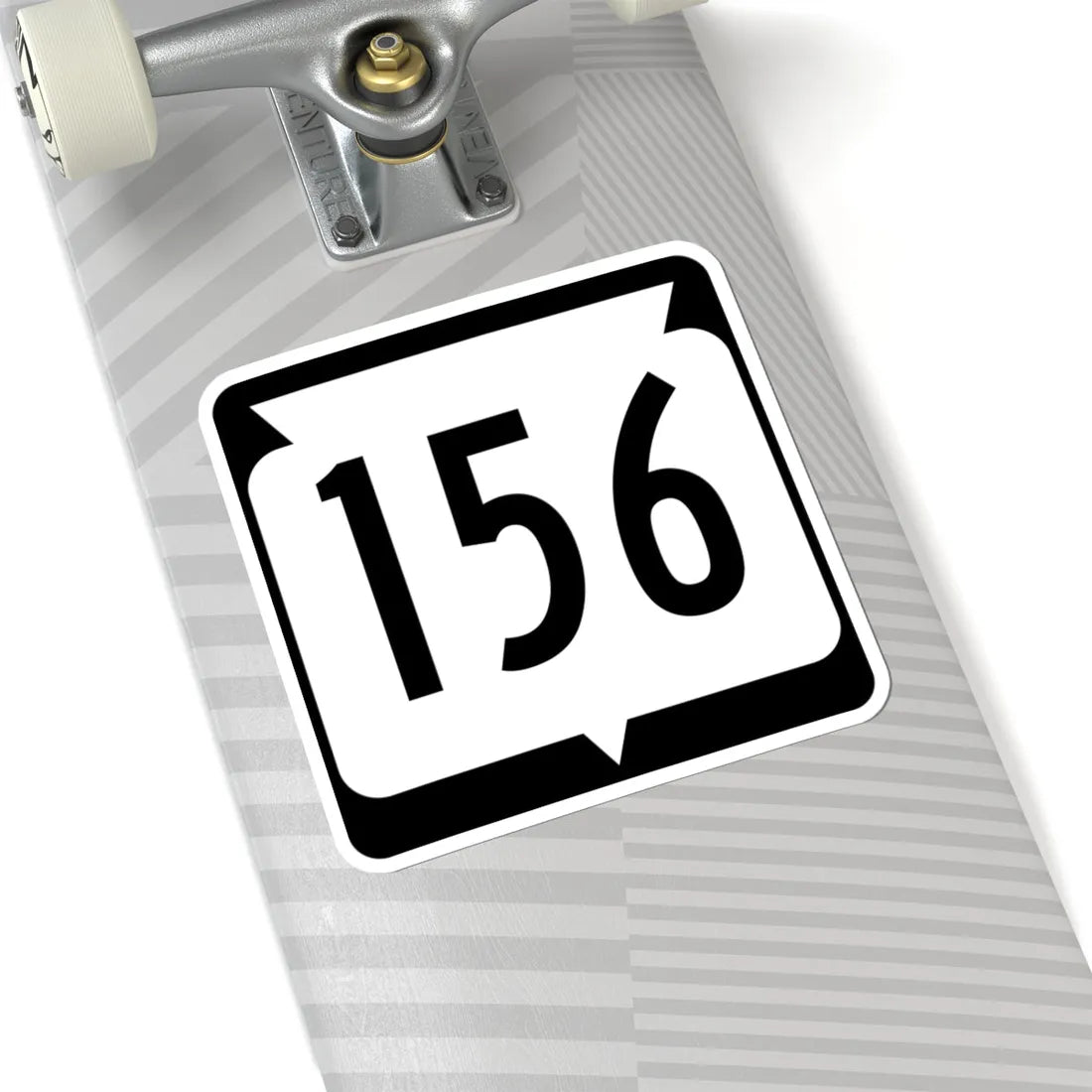 WIS 156 (Wisconsin) (Road Sign) STICKER Vinyl Kiss-Cut Decal - The Sticker Space