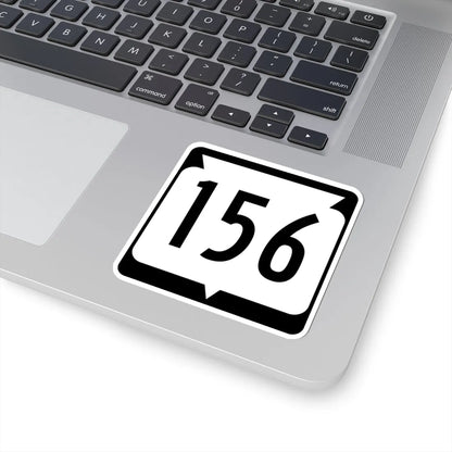 WIS 156 (Wisconsin) (Road Sign) STICKER Vinyl Kiss-Cut Decal - The Sticker Space