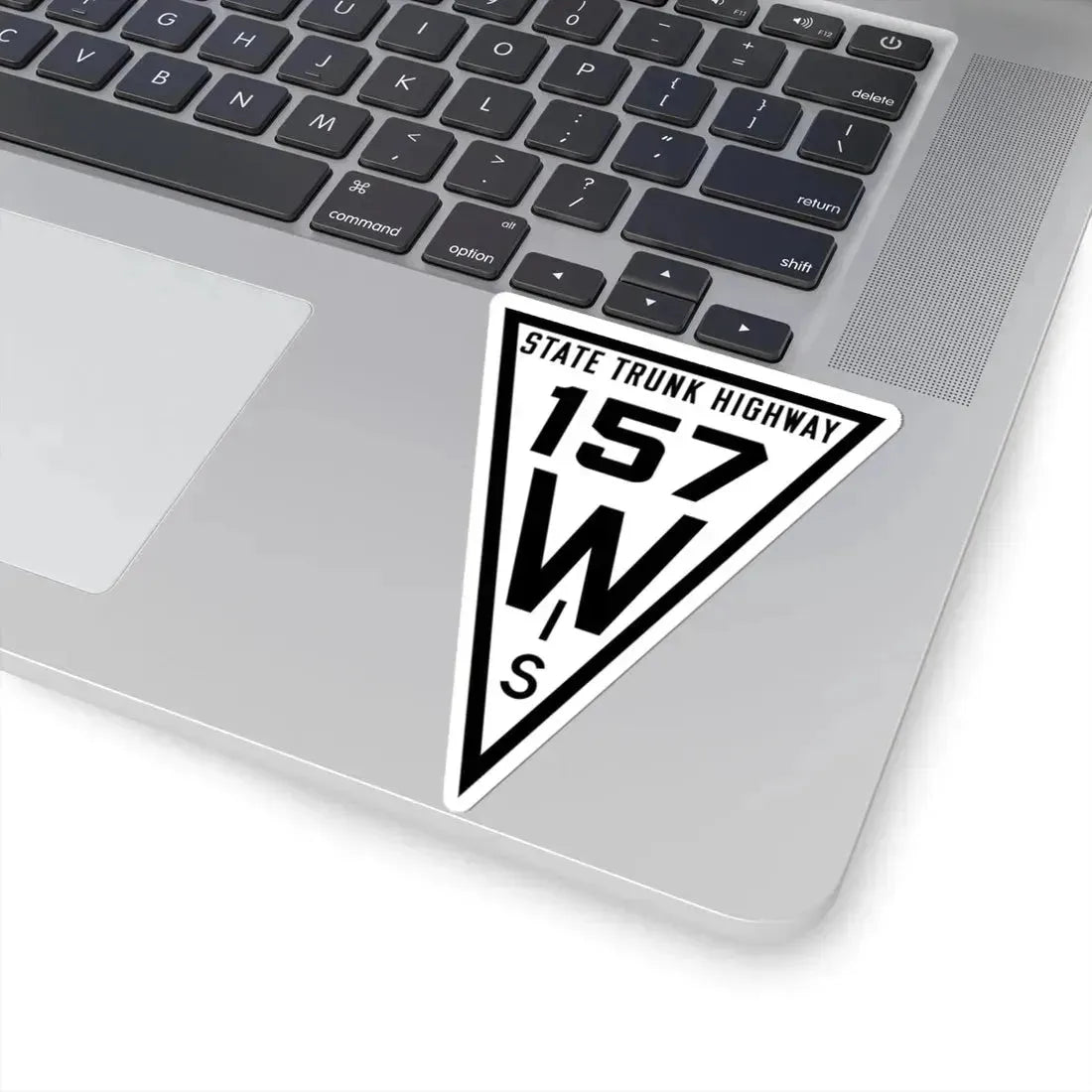 WIS 157 1919 (Wisconsin) (Road Sign) STICKER Vinyl Kiss-Cut Decal - The Sticker Space