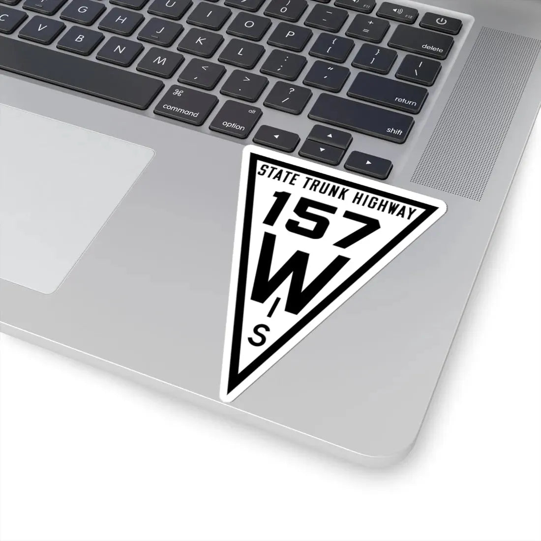 WIS 157 1919 (Wisconsin) (Road Sign) STICKER Vinyl Kiss-Cut Decal - The Sticker Space