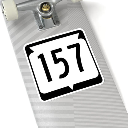 WIS 157 (Wisconsin) (Road Sign) STICKER Vinyl Kiss-Cut Decal - The Sticker Space