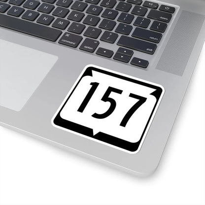 WIS 157 (Wisconsin) (Road Sign) STICKER Vinyl Kiss-Cut Decal - The Sticker Space