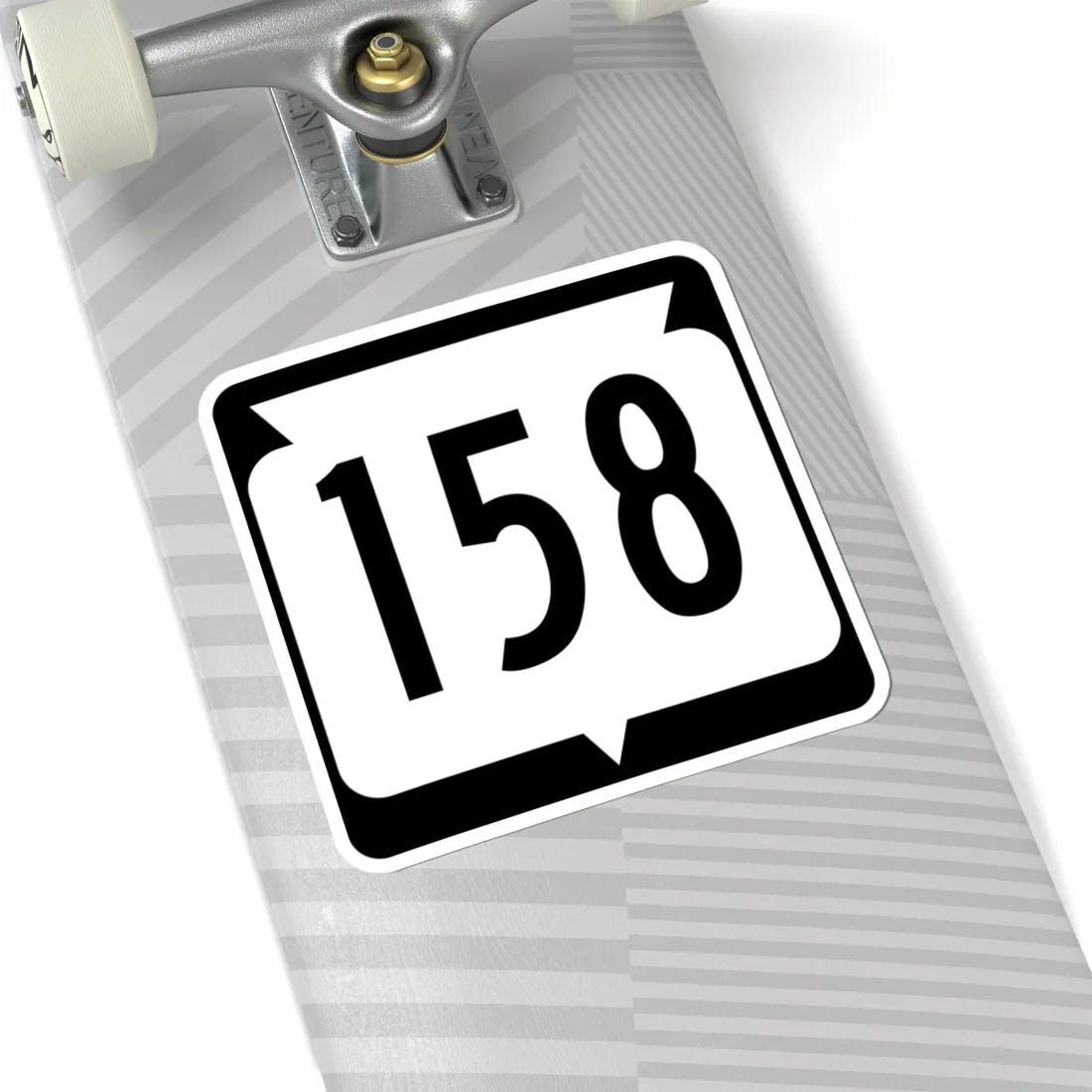 WIS 158 (Wisconsin) (Road Sign) STICKER Vinyl Kiss-Cut Decal - The Sticker Space