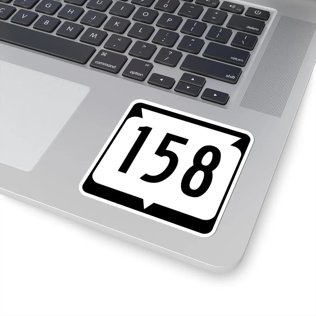 WIS 158 (Wisconsin) (Road Sign) STICKER Vinyl Kiss-Cut Decal - The Sticker Space