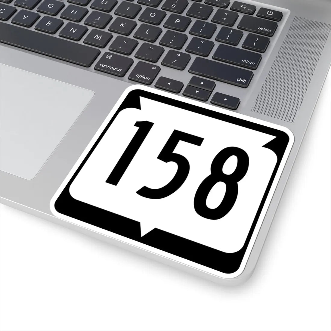 WIS 158 (Wisconsin) (Road Sign) STICKER Vinyl Kiss-Cut Decal - The Sticker Space