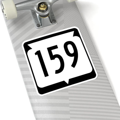 WIS 159 (Wisconsin) (Road Sign) STICKER Vinyl Kiss-Cut Decal - The Sticker Space