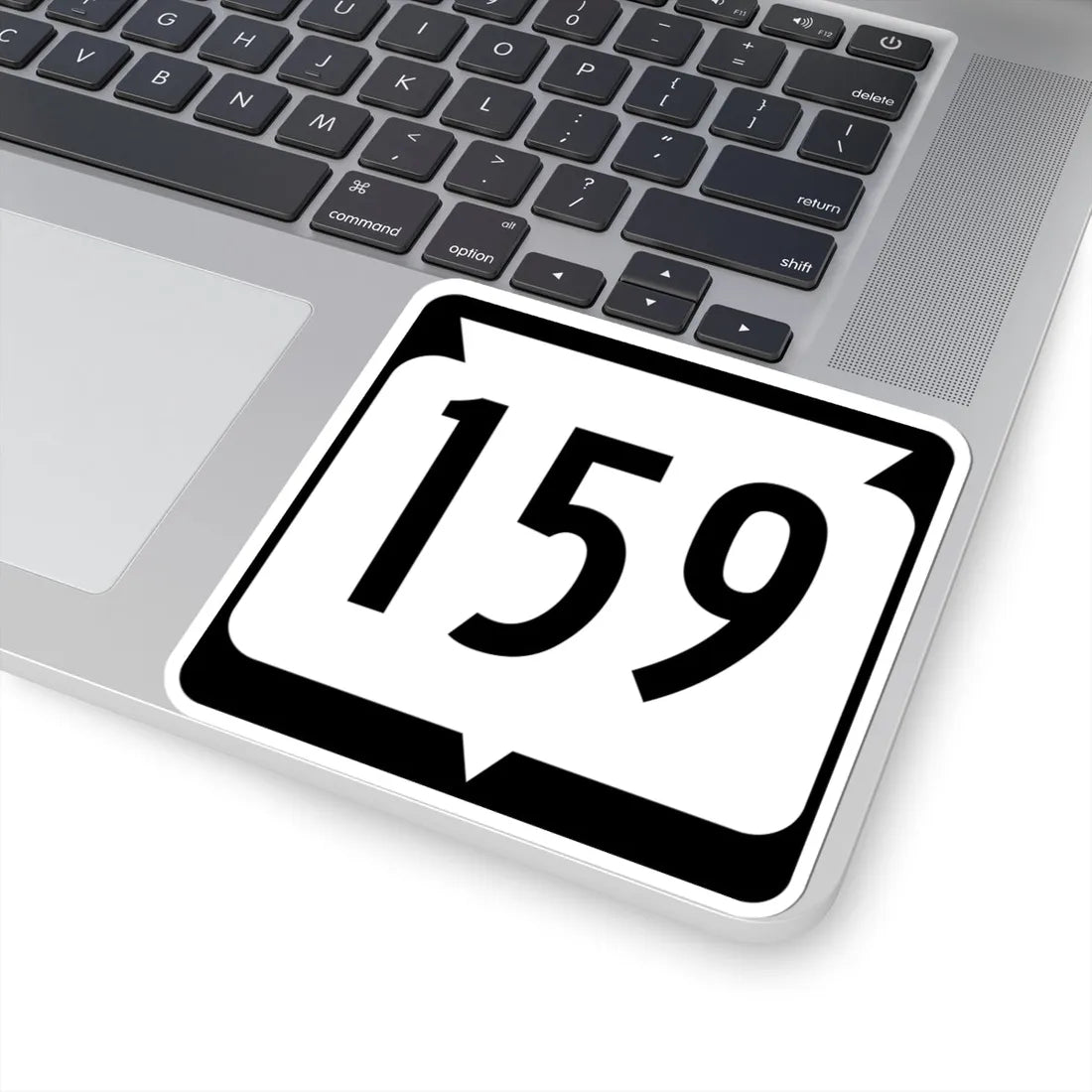 WIS 159 (Wisconsin) (Road Sign) STICKER Vinyl Kiss-Cut Decal - The Sticker Space