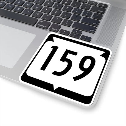 WIS 159 (Wisconsin) (Road Sign) STICKER Vinyl Kiss-Cut Decal - The Sticker Space