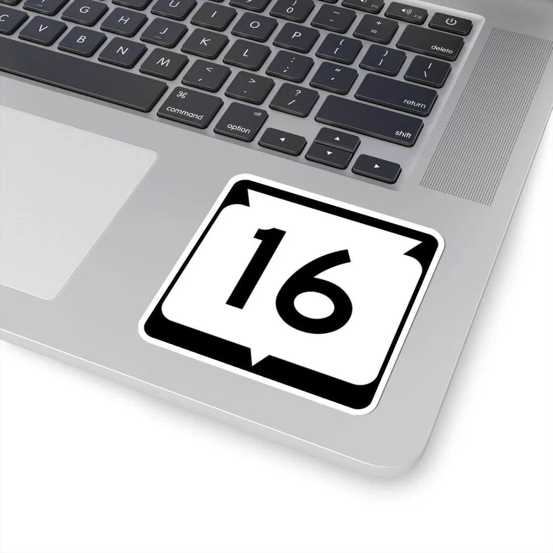 WIS 16 (Wisconsin) (Road Sign) STICKER Vinyl Kiss-Cut Decal - The Sticker Space