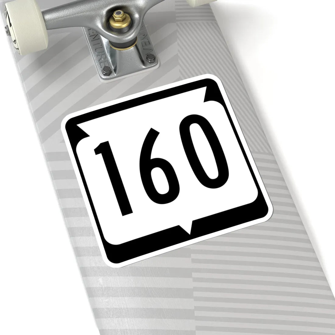 WIS 160 (Wisconsin) (Road Sign) STICKER Vinyl Kiss-Cut Decal - The Sticker Space