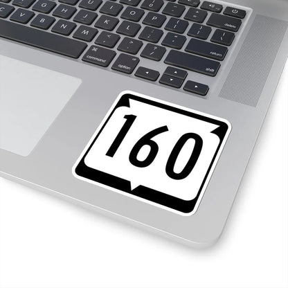 WIS 160 (Wisconsin) (Road Sign) STICKER Vinyl Kiss-Cut Decal - The Sticker Space