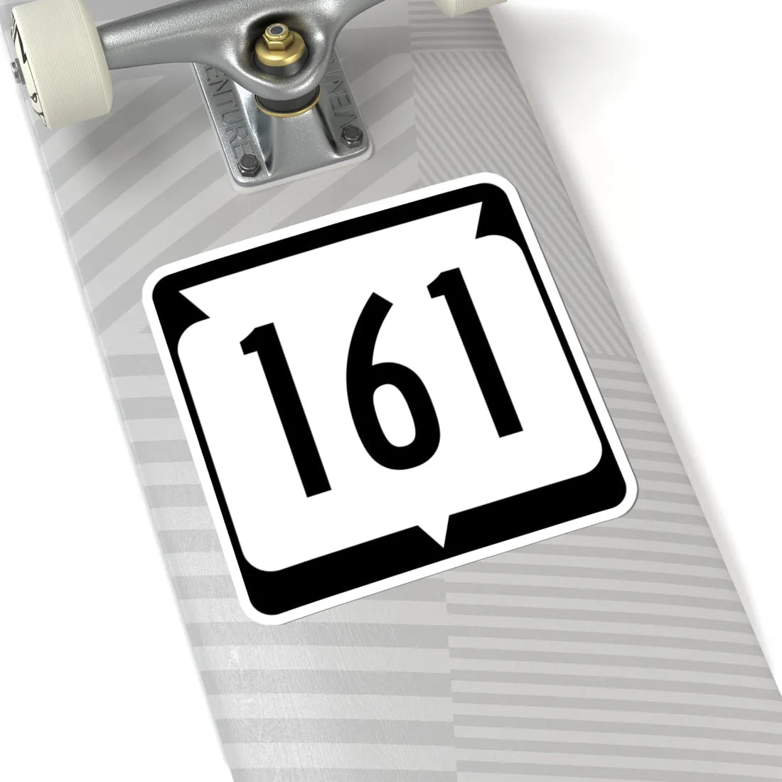 WIS 161 (Wisconsin) (Road Sign) STICKER Vinyl Kiss-Cut Decal - The Sticker Space