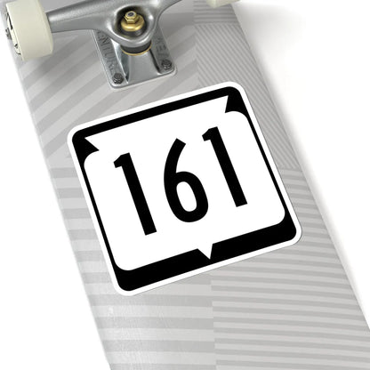 WIS 161 (Wisconsin) (Road Sign) STICKER Vinyl Kiss-Cut Decal - The Sticker Space