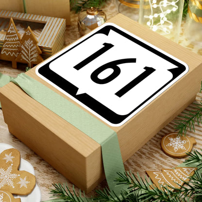 WIS 161 (Wisconsin) (Road Sign) STICKER Vinyl Kiss-Cut Decal - The Sticker Space