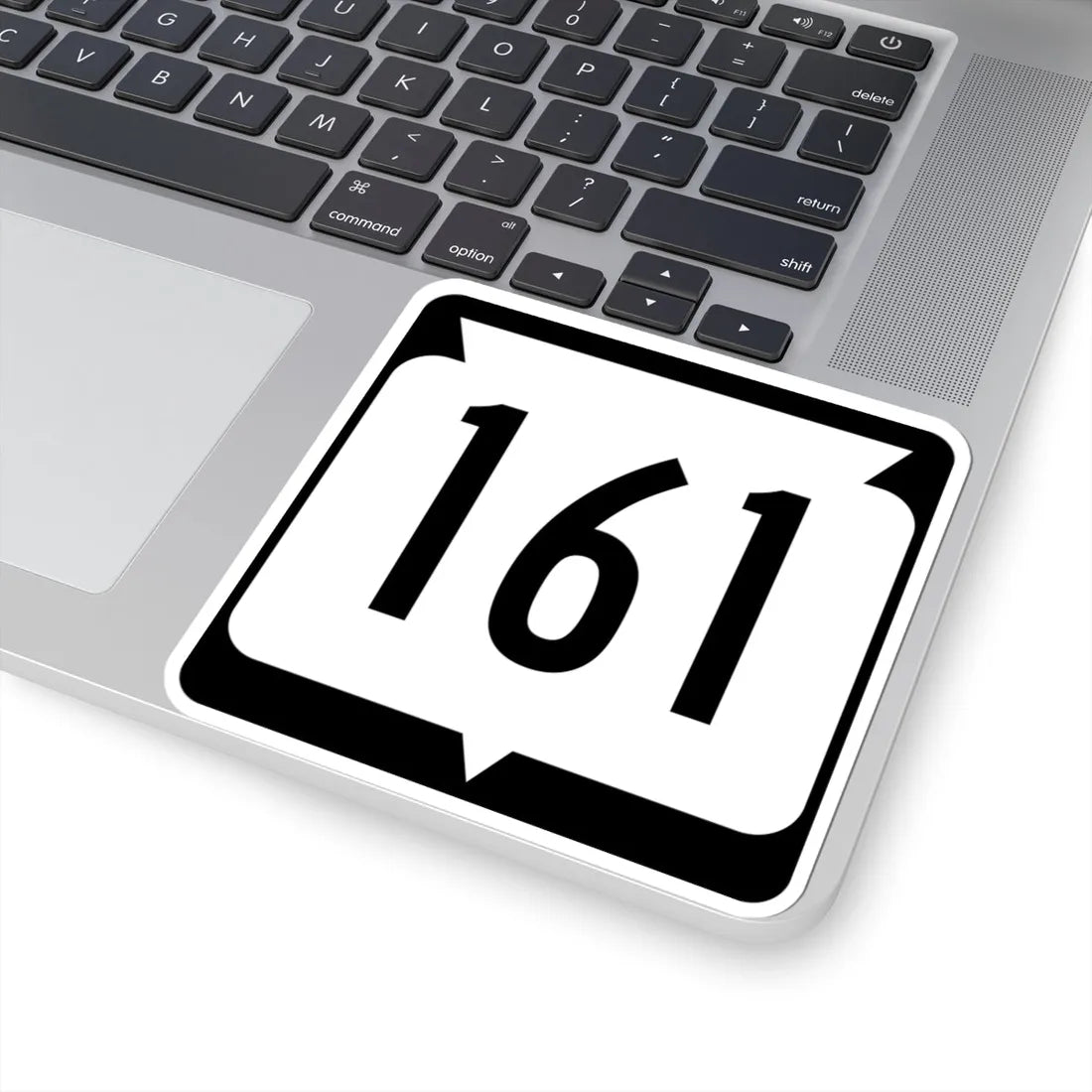 WIS 161 (Wisconsin) (Road Sign) STICKER Vinyl Kiss-Cut Decal - The Sticker Space