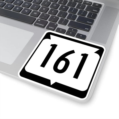 WIS 161 (Wisconsin) (Road Sign) STICKER Vinyl Kiss-Cut Decal - The Sticker Space