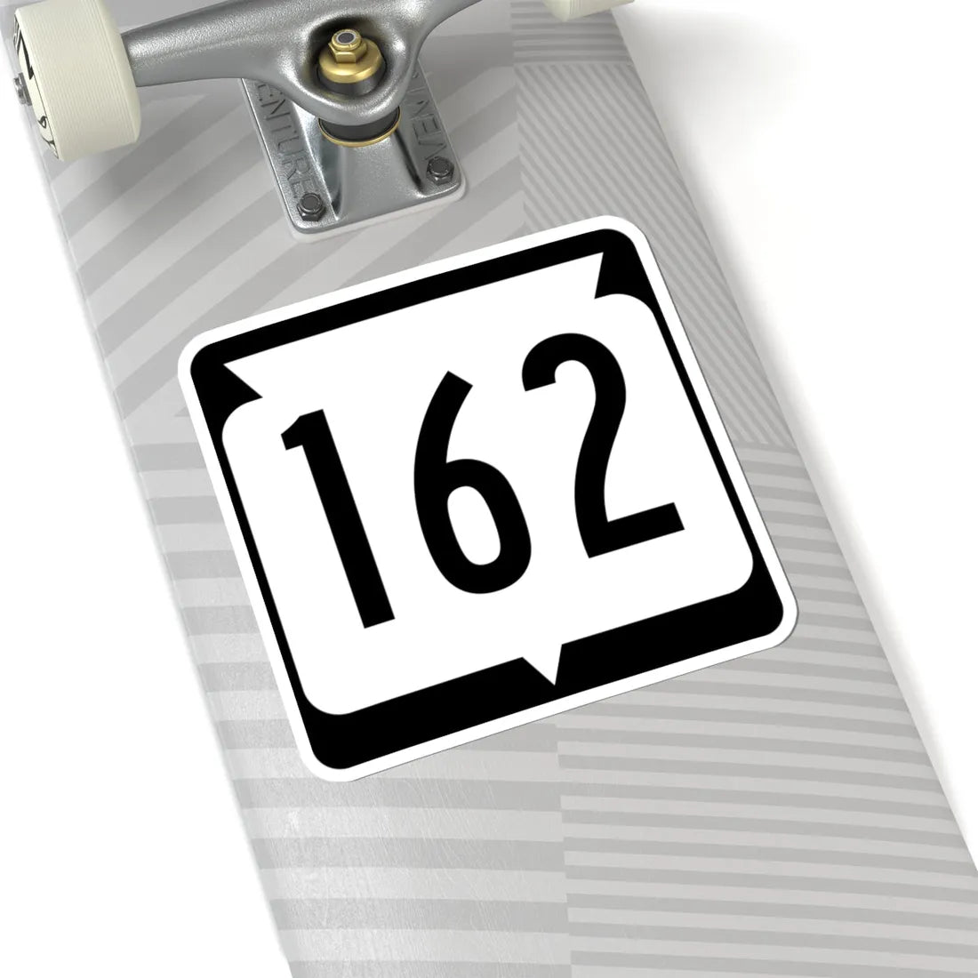 WIS 162 (Wisconsin) (Road Sign) STICKER Vinyl Kiss-Cut Decal - The Sticker Space