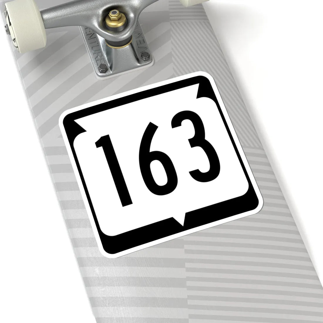 WIS 163 (Wisconsin) (Road Sign) STICKER Vinyl Kiss-Cut Decal - The Sticker Space