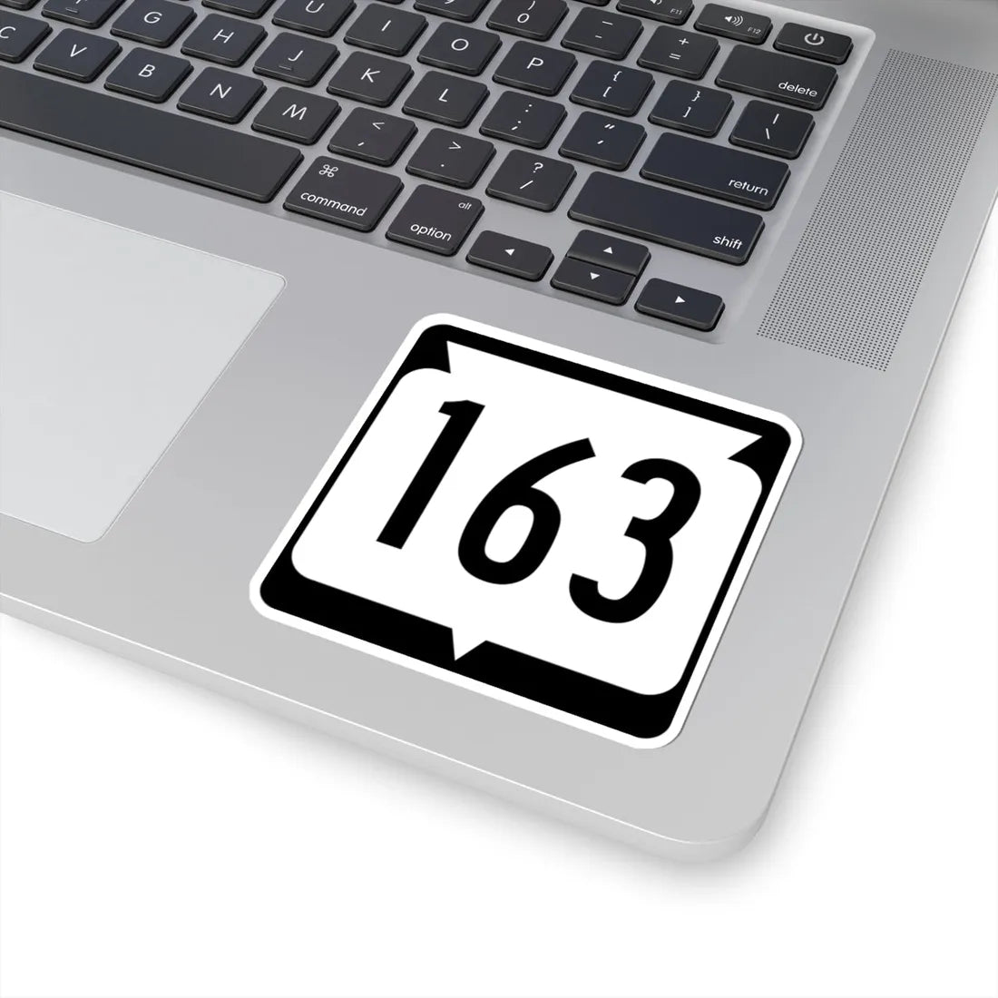 WIS 163 (Wisconsin) (Road Sign) STICKER Vinyl Kiss-Cut Decal - The Sticker Space